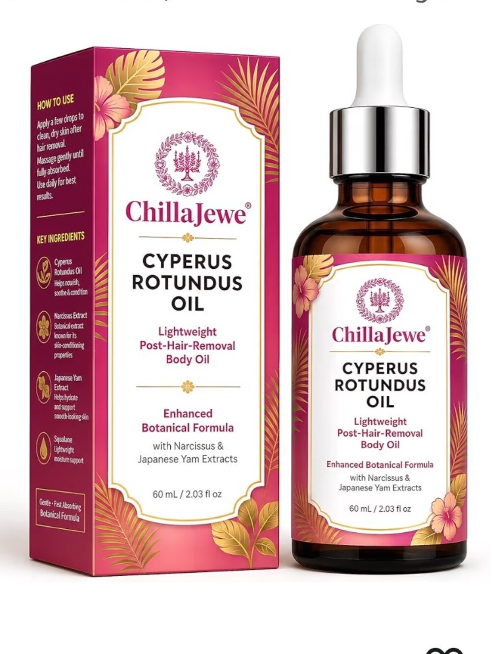 Cyperus Rotundus Post-Hair-Removal Oil